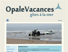 Tablet Screenshot of opalevacances.com
